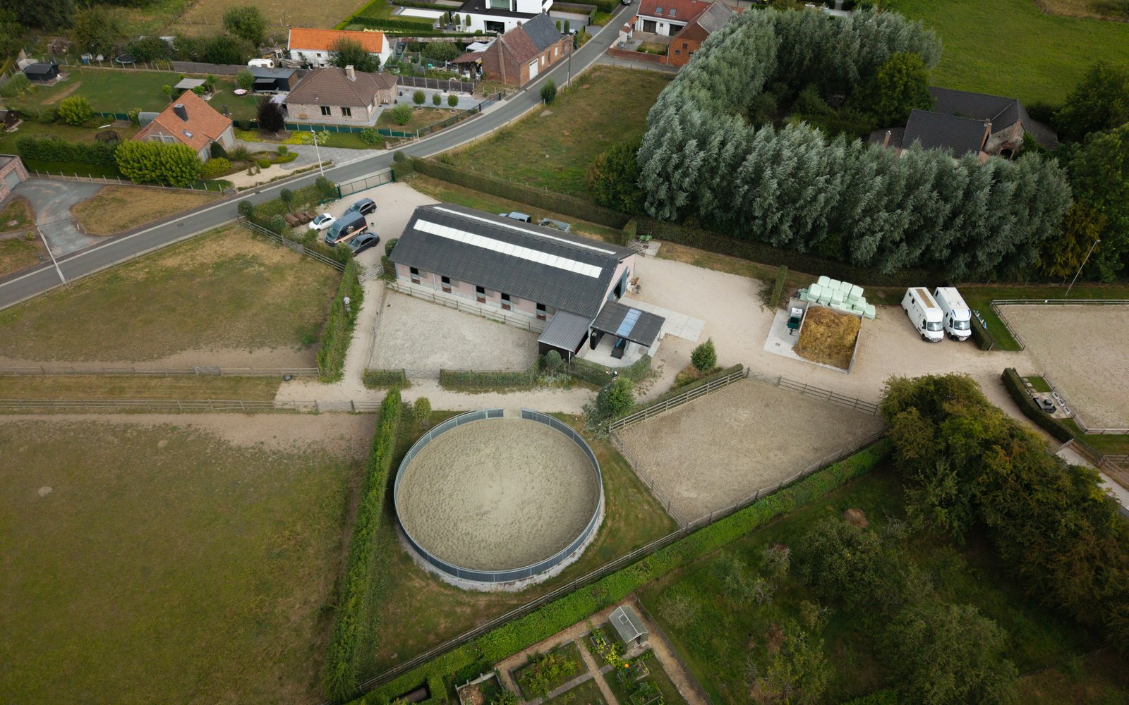 Luchtbeeld van het onderhouden domein